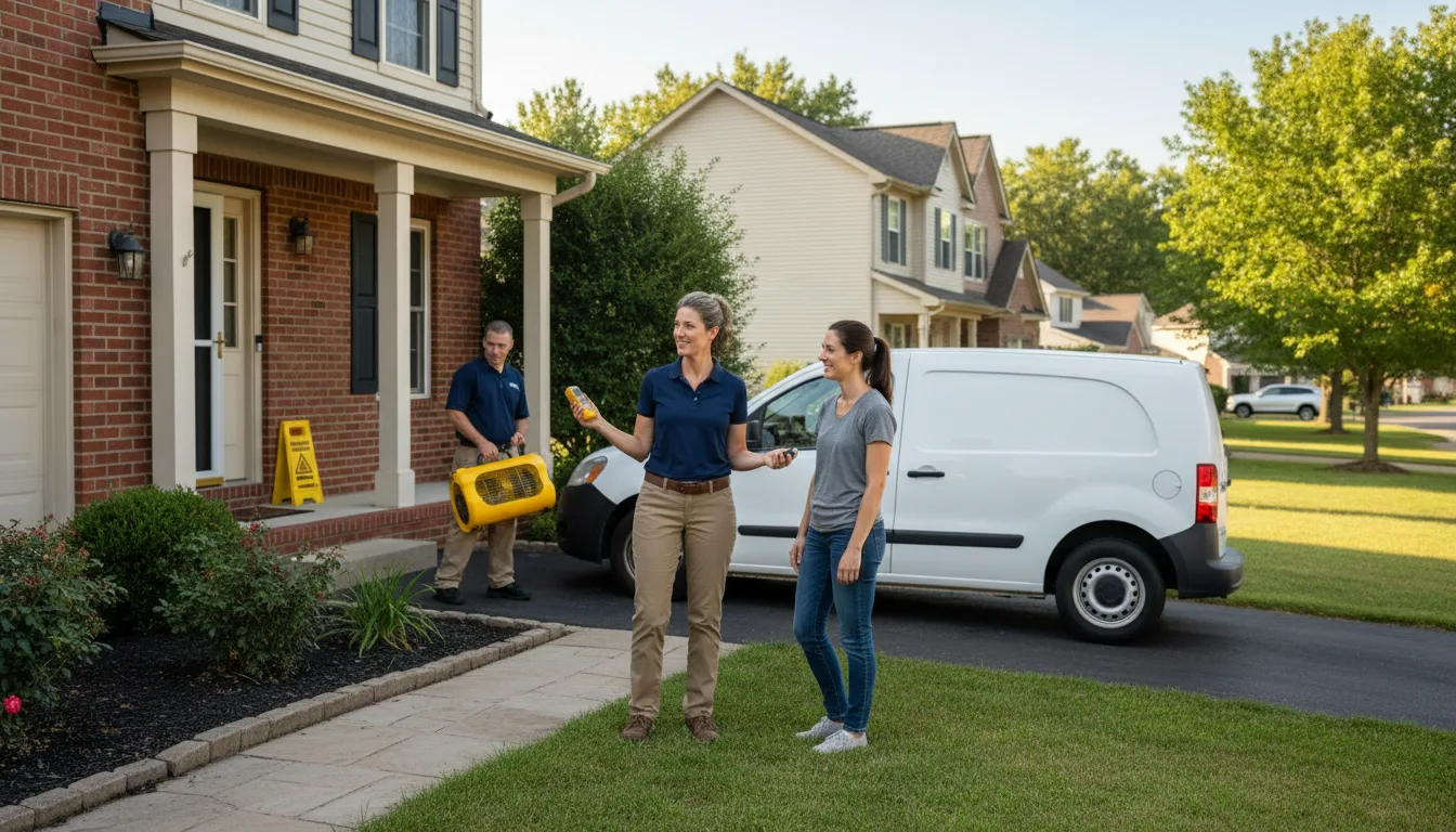 Residential water damage restoration in Pass Christian, MS